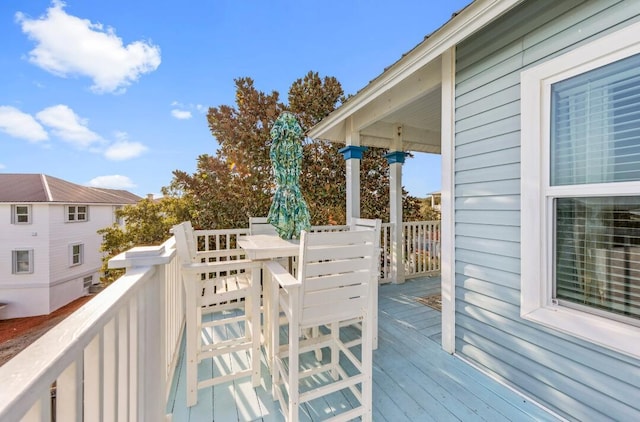 view of deck
