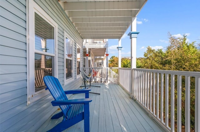 view of deck
