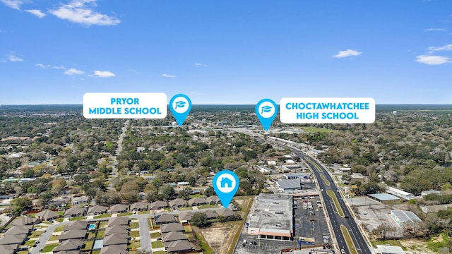 drone / aerial view