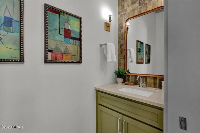 8320 Surf Dr, Panama City Beach, FL 32408 - bathroom featuring vanity