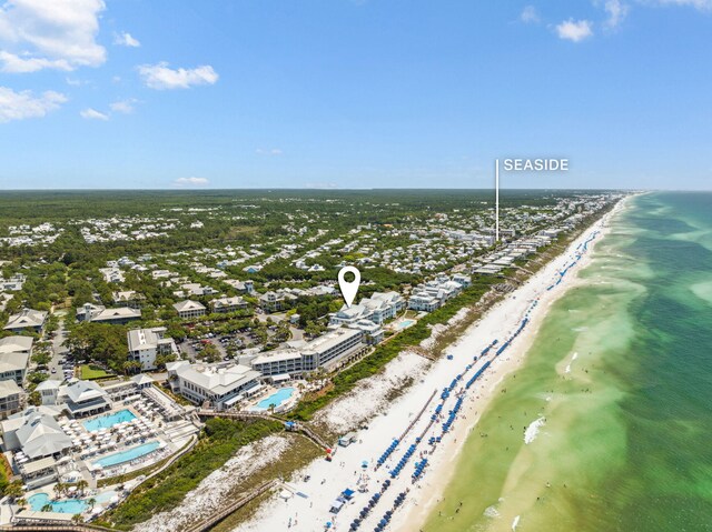 1848 E County Highway 30a Unit 4, Santa Rosa Beach, FL 32459 - bird's eye view of expansive coastline and a pool area