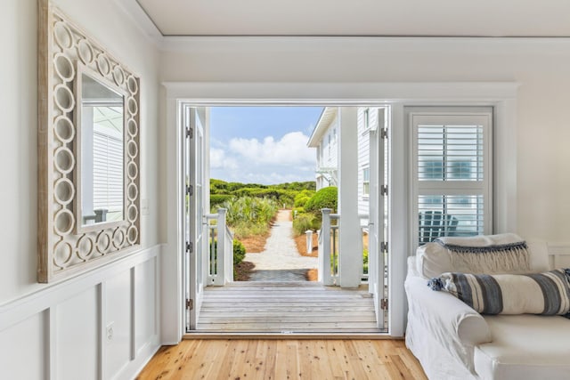 1848 E County Highway 30a Unit 4, Santa Rosa Beach, FL 32459 - doorway with light wood finished floors