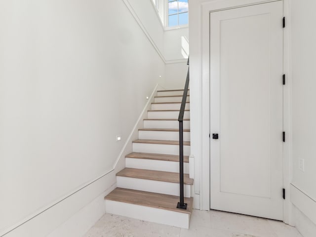 267 Tyler Dr, Santa Rosa Beach, FL 32459 - stairway with a skylight