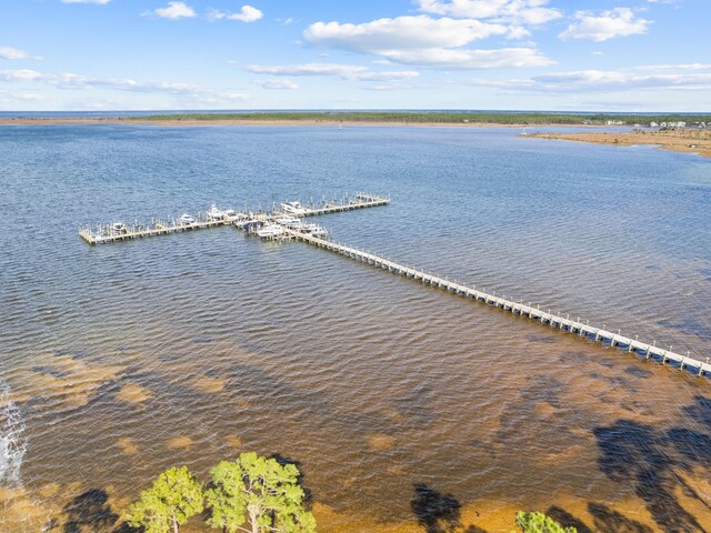 267 Tyler Dr, Santa Rosa Beach, FL 32459 - drone / aerial view featuring a water view