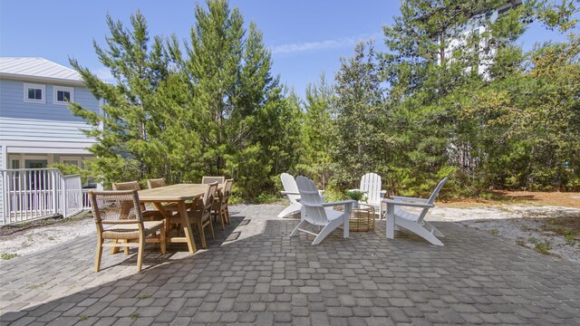 294 Gulfview Cir, Santa Rosa Beach, FL 32459 - view of patio / terrace with outdoor dining area