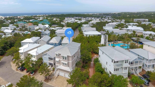 294 Gulfview Cir, Santa Rosa Beach, FL 32459 - aerial view with a residential view