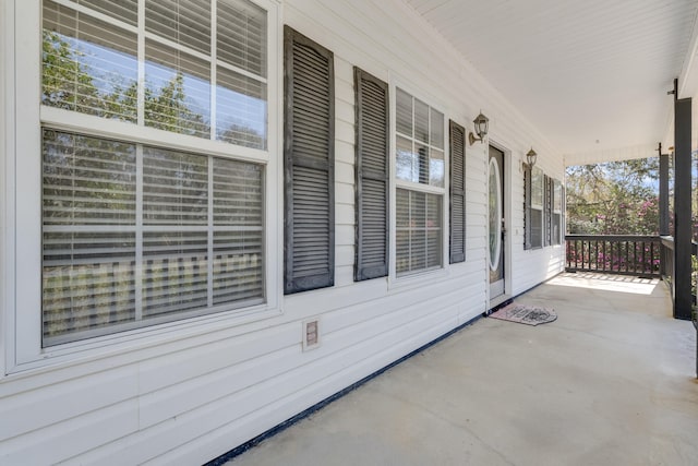 view of patio / terrace featuring a porch
