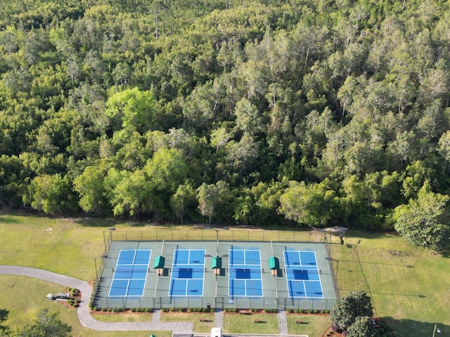 194 Mill Pond Cv, Freeport, FL 32439 - drone / aerial view of a heavily wooded area