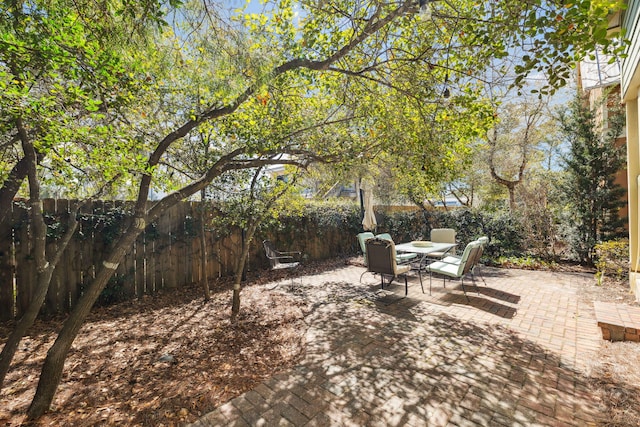 26 Classic Court Ln, Santa Rosa Beach, FL 32459 - view of patio / terrace with a fenced backyard