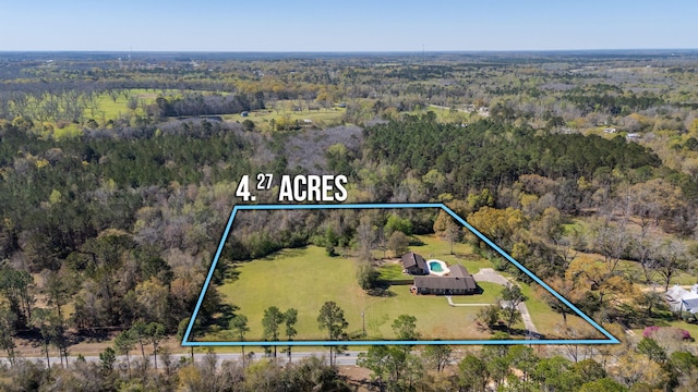 24776 Fifth Ave, Florala, AL 36442 - bird's eye view featuring a view of trees