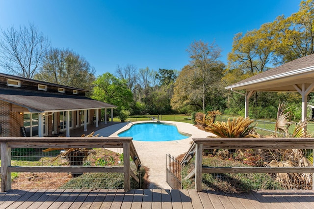 24776 Fifth Ave, Florala, AL 36442 - outdoor pool with a patio area and fence