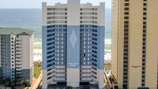 10519 Front Beach Rd Unit 1904B, Panama City Beach, FL 32407 - view of property featuring a beach view and a water view