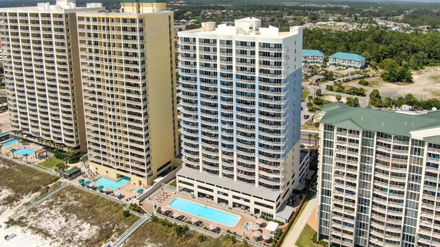10519 Front Beach Rd Unit 1904B, Panama City Beach, FL 32407 - birds eye view of property featuring a city view