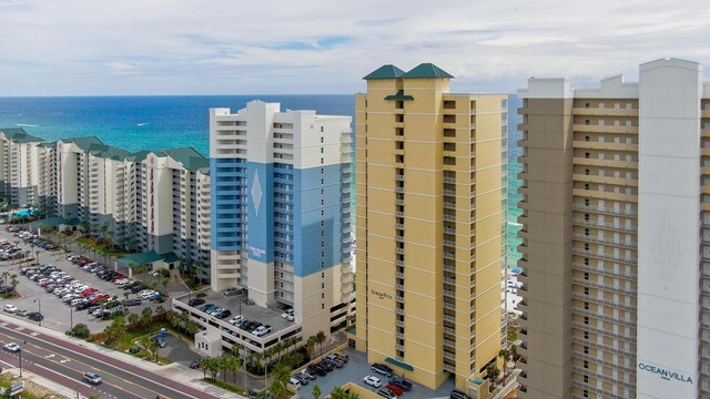 10519 Front Beach Rd Unit 1904B, Panama City Beach, FL 32407 - bird's eye view with a city view and a water view