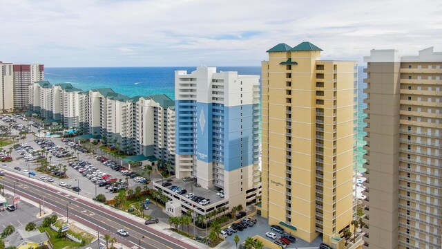 10519 Front Beach Rd Unit 1904B, Panama City Beach, FL 32407 - aerial view with a water view and a city view