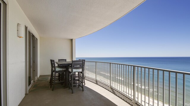 10519 Front Beach Rd Unit 1904B, Panama City Beach, FL 32407 - balcony with a water view