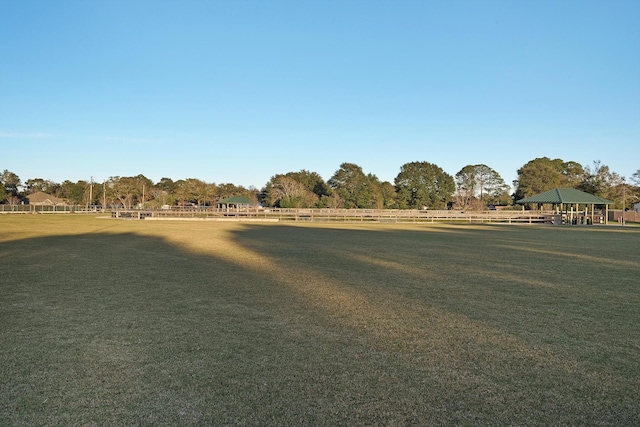 exterior space with a lawn