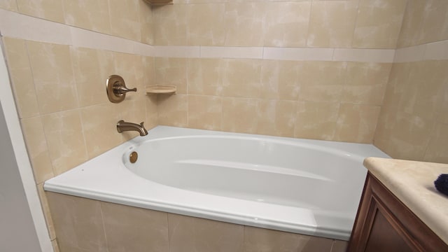 13 Taylor Krenkel Ct, Santa Rosa Beach, FL 32459 - bathroom featuring vanity and tile walls