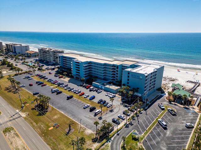 790 Santa Rosa Blvd Unit 403, Fort Walton Beach, FL 32548 - drone / aerial view with a water view and a beach view