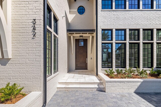 342 Windsong Dr, Inlet Beach, FL 32461 - entrance to property featuring brick siding