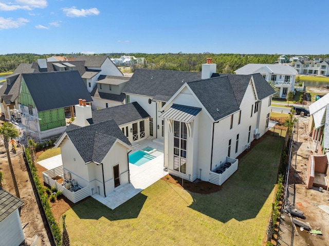 342 Windsong Dr, Inlet Beach, FL 32461 - drone / aerial view featuring a residential view