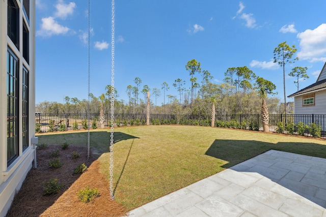 342 Windsong Dr, Inlet Beach, FL 32461 - view of yard with a fenced backyard and a patio area