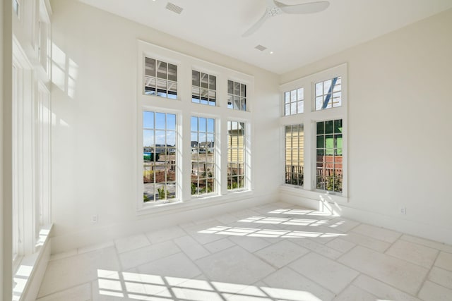 342 Windsong Dr, Inlet Beach, FL 32461 - unfurnished sunroom with visible vents