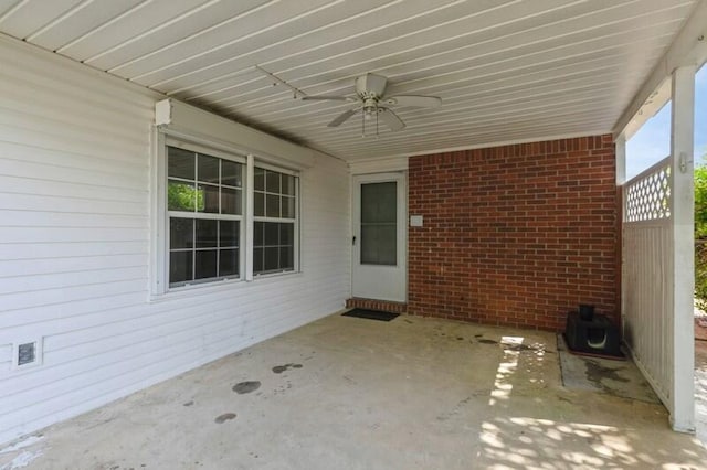217 NW Martisa Rd, Fort Walton Beach, FL 32548 - view of patio / terrace with ceiling fan