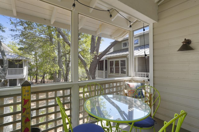 9815 W US Highway 98 Unit 215, Miramar Beach, FL 32550 - sunroom / solarium featuring outdoor dining space
