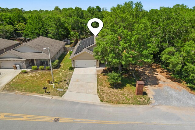 8393 New Orleans Ct, Navarre, FL 32566 - aerial view of property and surrounding area