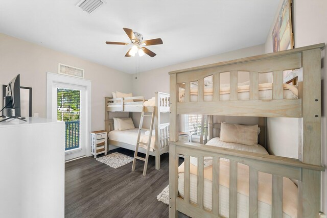 198 Somerset Bridge Rd Unit 117, Santa Rosa Beach, FL 32459 - bedroom with wood finished floors and visible vents