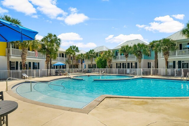 198 Somerset Bridge Rd Unit 117, Santa Rosa Beach, FL 32459 - community pool featuring fence and a patio area