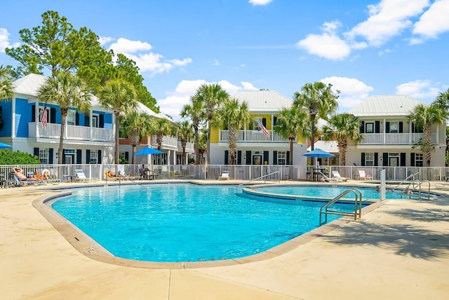 198 Somerset Bridge Rd Unit 117, Santa Rosa Beach, FL 32459 - pool with a patio and fence