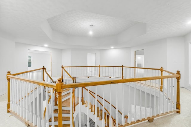 680 Mallet Bayou Rd, Freeport, FL 32439 - hallway with an upstairs landing and recessed lighting