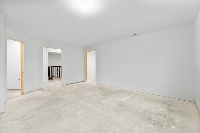 680 Mallet Bayou Rd, Freeport, FL 32439 - empty room with visible vents and unfinished concrete floors
