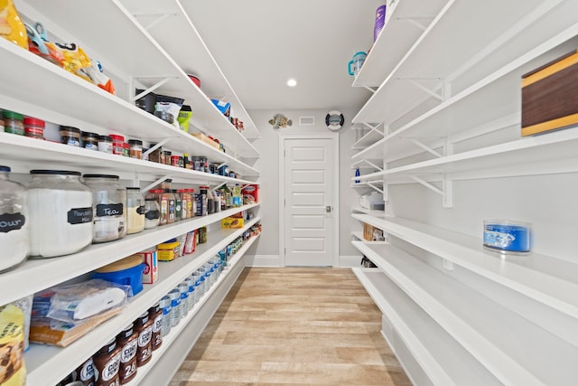 view of pantry