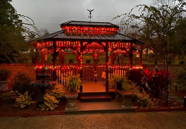 486 Ridge Lake Rd, Crestview, FL 32536 - view of community with a gazebo and a deck