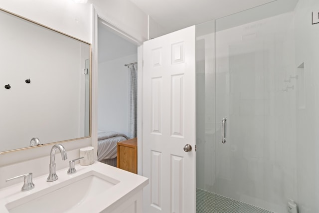 11 Beachside Dr Unit 913, Santa Rosa Beach, FL 32459 - ensuite bathroom with vanity, connected bathroom, and a shower stall