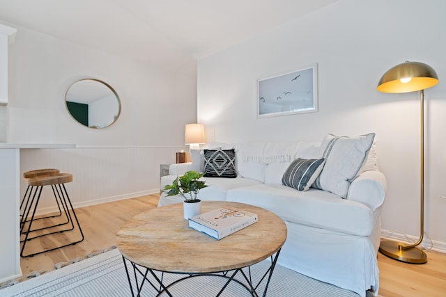 11 Beachside Dr Unit 913, Santa Rosa Beach, FL 32459 - living area with wainscoting and wood finished floors