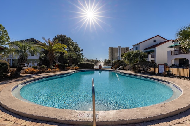 8730 Thomas Dr # 1203C, Panama City Beach, FL 32408 - pool featuring fence