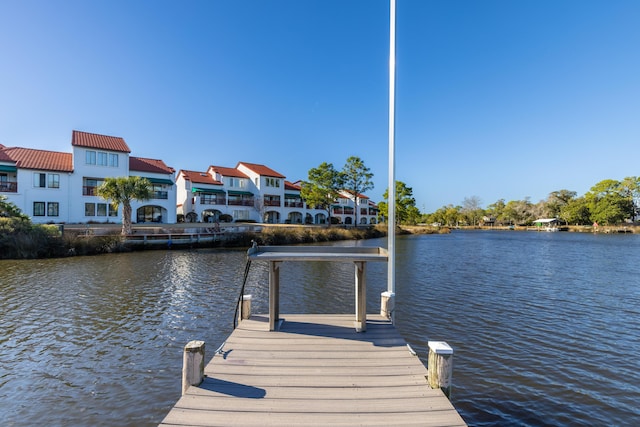 8730 Thomas Dr # 1203C, Panama City Beach, FL 32408 - view of dock with a water view