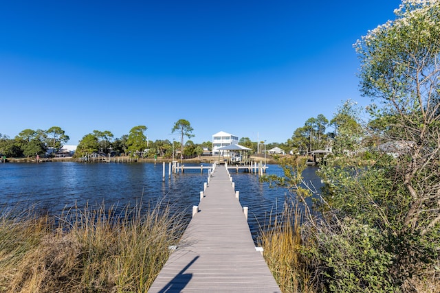 8730 Thomas Dr # 1203C, Panama City Beach, FL 32408 - view of dock with a water view