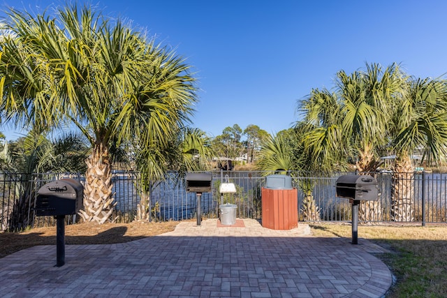 8730 Thomas Dr # 1203C, Panama City Beach, FL 32408 - view of patio / terrace with fence