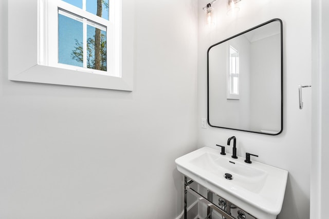 bathroom with a sink