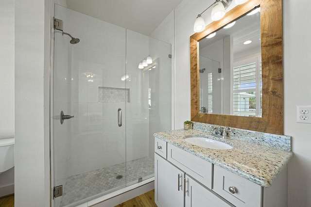 54 Dune Dr, Santa Rosa Beach, FL 32459 - full bathroom featuring vanity and a stall shower