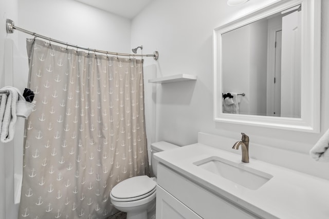 1740 S County Highway 393 # 301, Santa Rosa Beach, FL 32459 - full bath with toilet, vanity, and a shower with curtain
