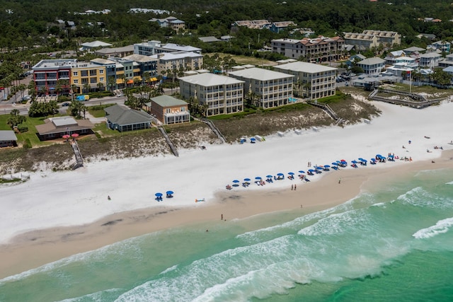 1740 S County Highway 393 # 301, Santa Rosa Beach, FL 32459 - aerial view featuring a view of the beach and a water view