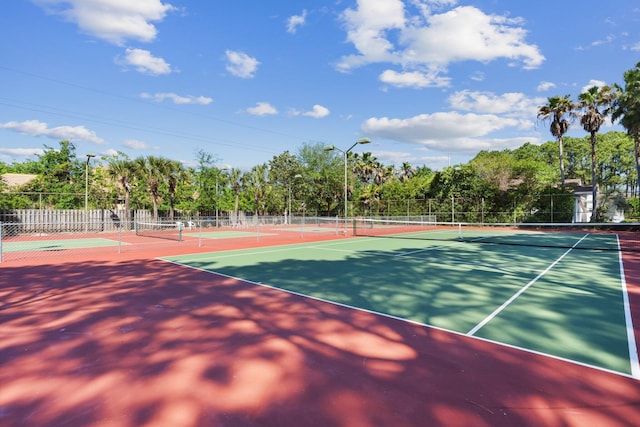 309 Wimico Cir, Destin, FL 32541 - view of sport court featuring fence