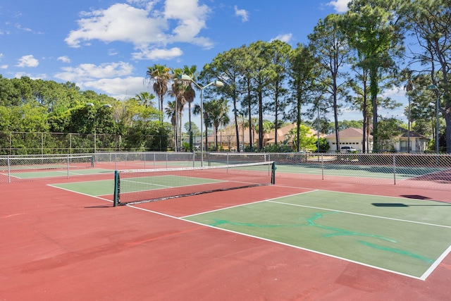 309 Wimico Cir, Destin, FL 32541 - view of tennis court featuring community basketball court and fence