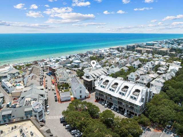 74 Town Hall Rd Unit 3B, Rosemary Beach, FL 32461 - birds eye view of property with a water view